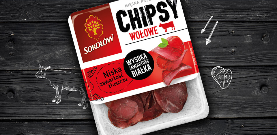 Chipsy wołowe 40g
