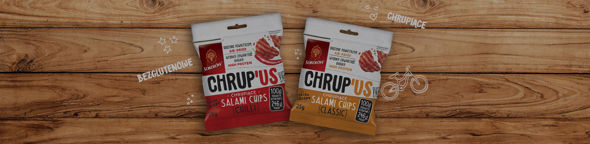 CHRUP 'US Salami Chips 