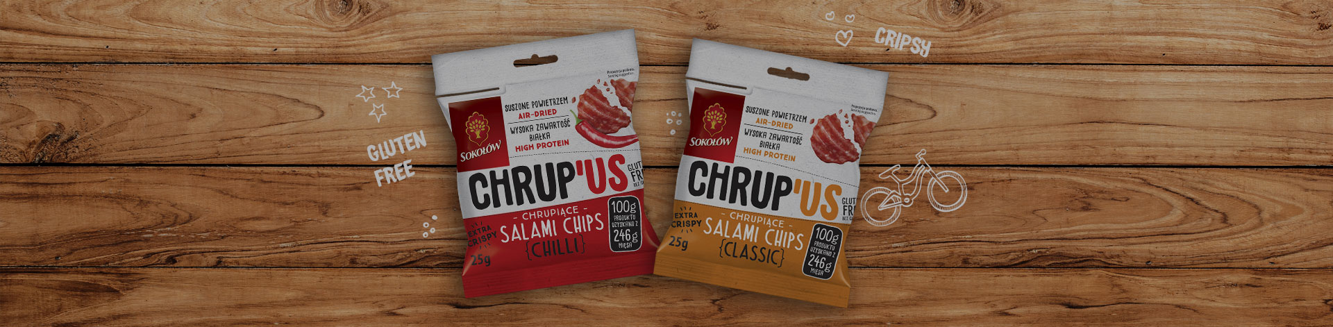 CHRUP 'US Salami Chips 