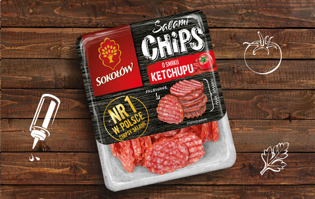 Salami Chips Ketchup flavour