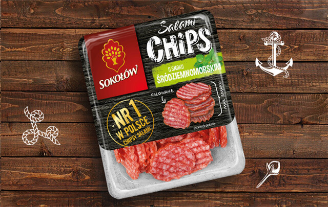 Salami Chips Mediterranean flavour