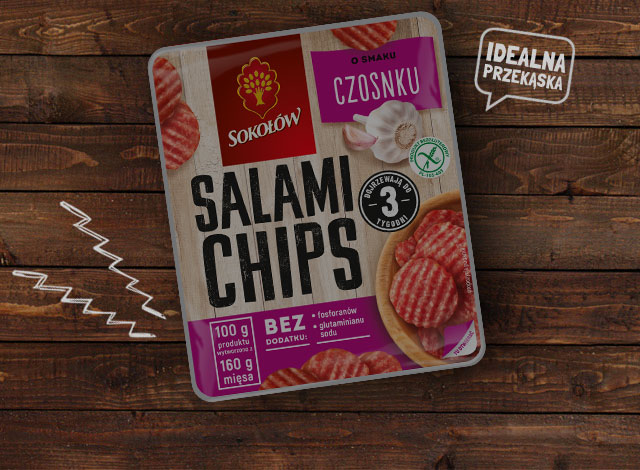 Salami chips