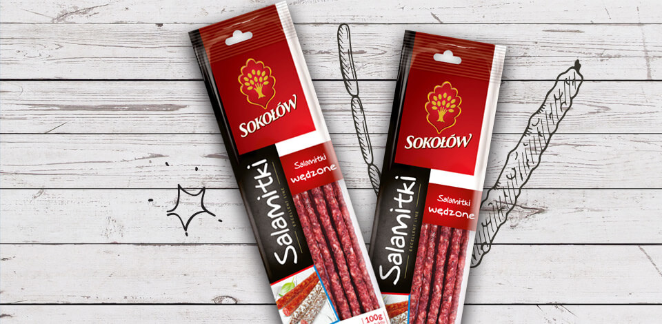 Salamitki Smoked 90g
