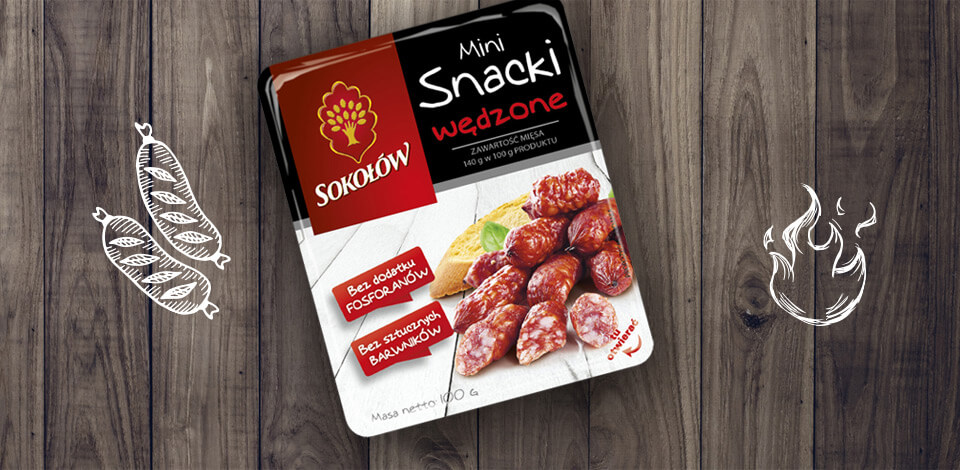 Mini Snacki wędzone 100g