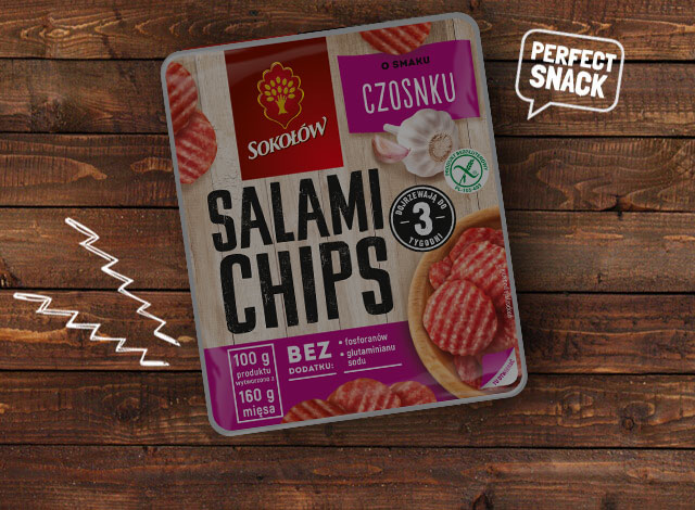 Salami chips