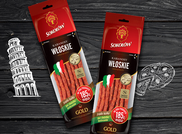 Kabanosy włoskie