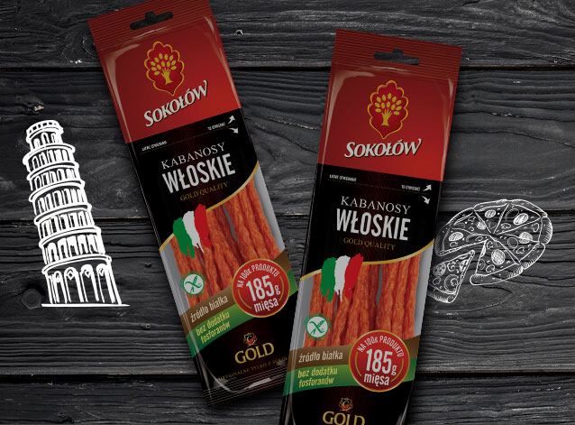 Kabanosy włoskie